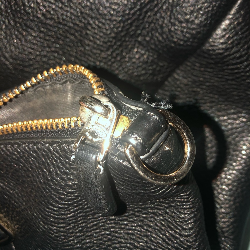 Coach Black Leather Bag - Picture 8 of 8